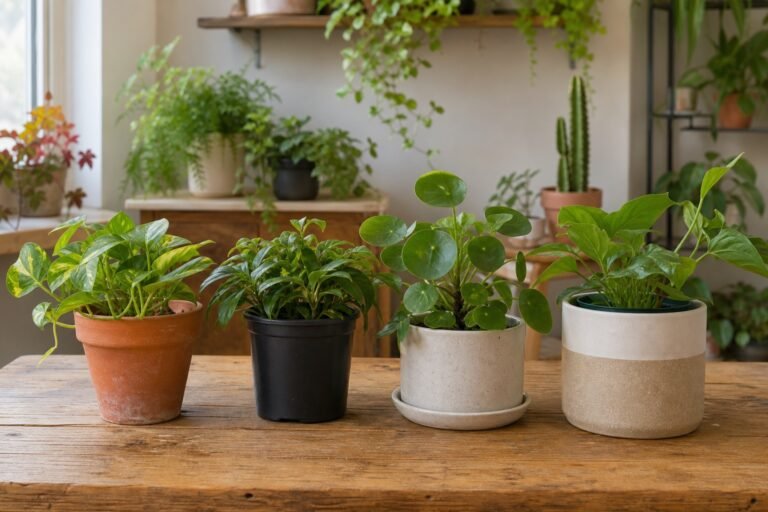 Best pots for indoor plants in terracotta, plastic, ceramic, and cachepot styles