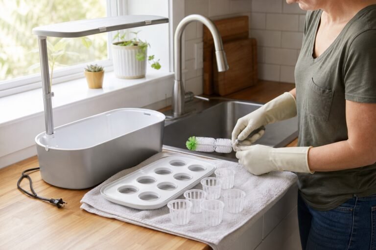 How to clean a hydroponic system between crops