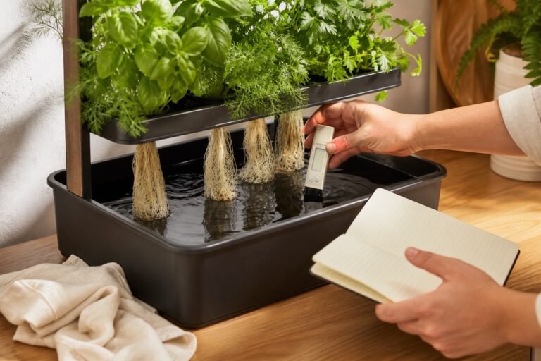 Hydroponic pH keeps rising while a calibrated meter checks a circulating nutrient reservoir